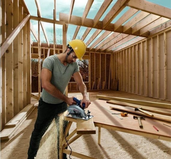 Пила дисковая GKS 140, ручная, 1400Вт, 184мм, 20мм, 3.7кг + Пильный диск Eco for wood (0.601.6B3.020) | Зображення 5