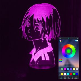 Акриловий світильник-нічник керування з телефона Кемма Кодзуме (Kozume Kenma) tty-n000528