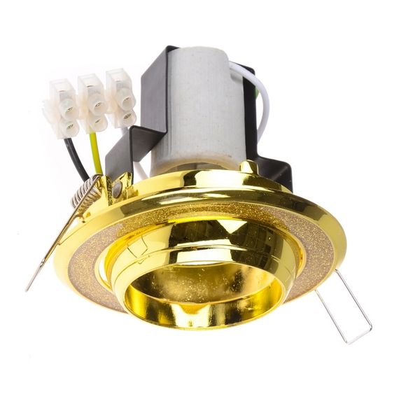 Светильник точечный поворотный RO-50D ShGOLD/G