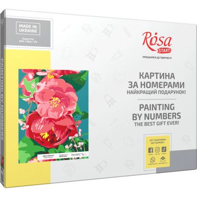 Картина по номерам Rosa Дикий пион 35 х 45 см (4823098525288) - Топ Продаж! | Зображення 1
