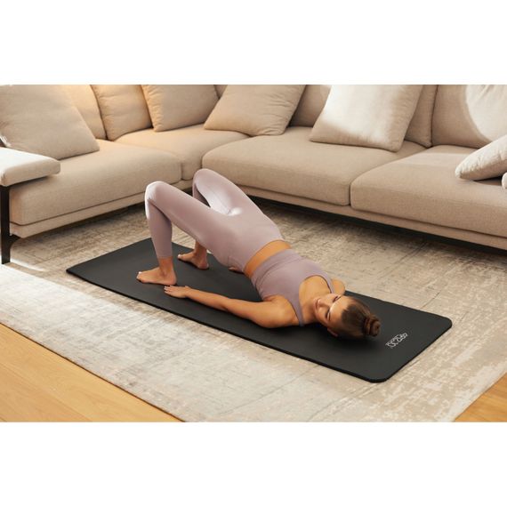 Коврик (мат) для йоги та фітнесу 4FIZJO NBR 1.5 см Black 4FJ0150 (P-5907222931592) | Зображення 2