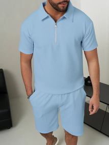 Комплект Оксамит блакитний S XL