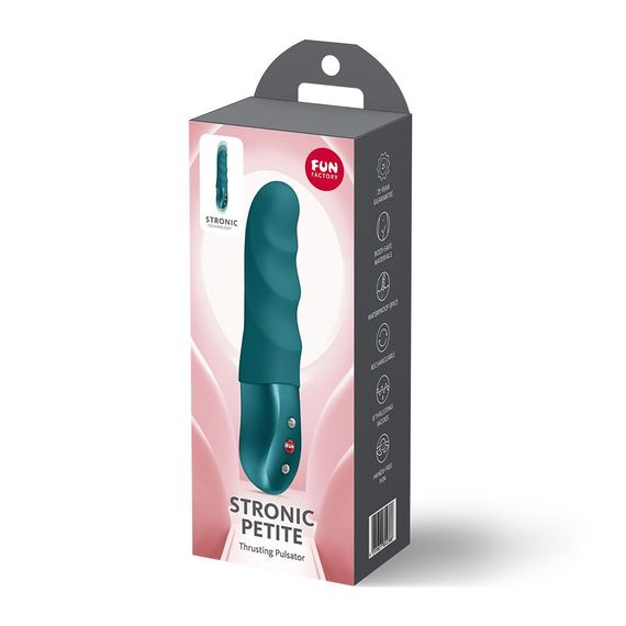 Мініпульсатор Fun Factory STRONIC PETITE Bottle Green, 8 режимів, підходить для початківців | Зображення 7