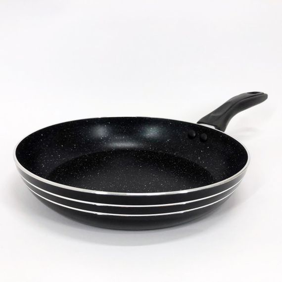 Сковорода 22 см чорний мармур UNIQUE UN-5153 | Антипригарна сковорода Мармурова сковорода | Зображення 4
