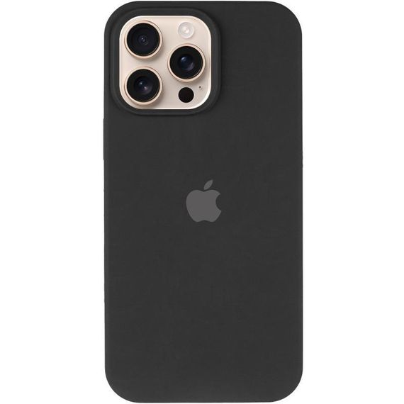 Чехол Silicone Case Full Protective (AA) для Apple iPhone 16 Pro Max (6.9") Черный / Black | Зображення 1