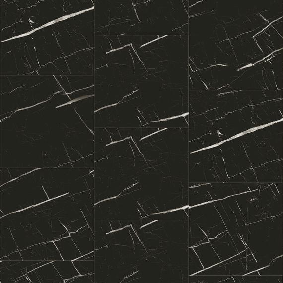 Виниловая плитка Linofloor Fortress Calacatta Black