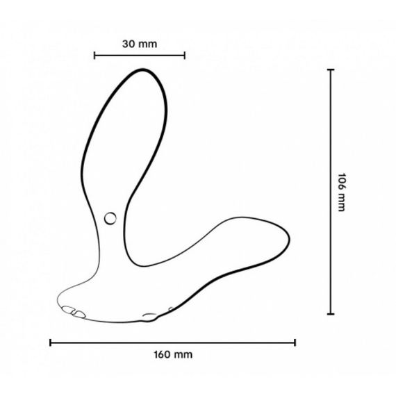 Масажер простати WE-VIBE Royal Blue+ з пультом керування Sex Aura | Зображення 4