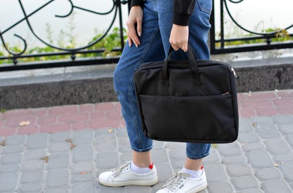 Сумка для ноутбука (под размер 15 дюймов) 4Profi оксфорд черная 21484