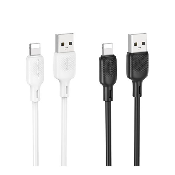 USB Borofone BX113 Silicone Lightning 2.4A