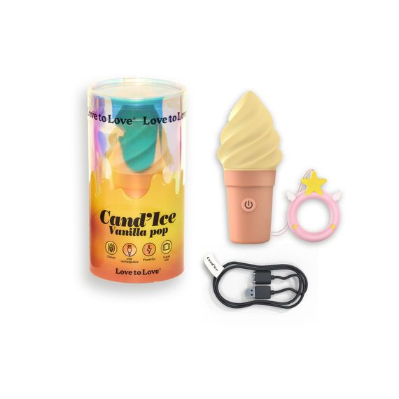 Вібратор-морозиво Love To Love CAND'ICE — VANILLA POP | Зображення 4