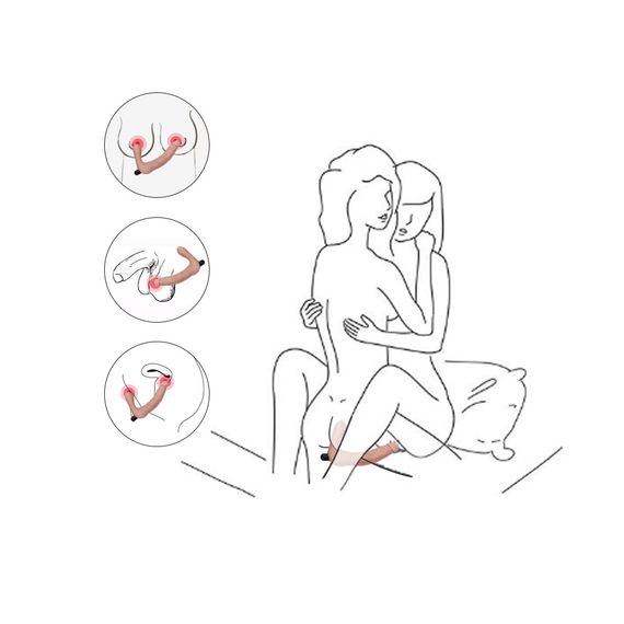 Страпон - IJOY Rechargeable Strapless Strap-On Sex Aura | Зображення 4