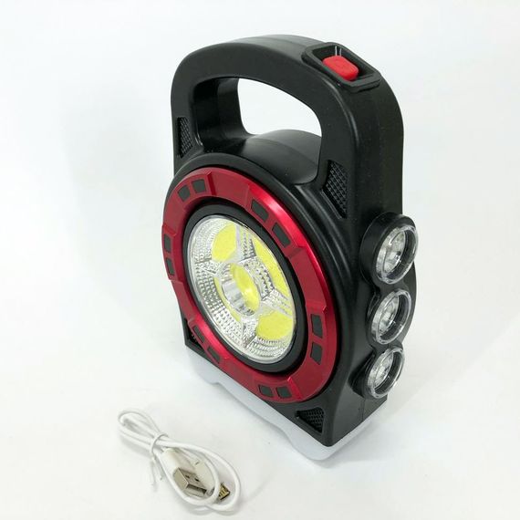 Ліхтар туристичний світлодіодний переносний 6678С-3LED+5COB, Ліхтар для кемпінгу батарея NQ-26 | Зображення 7