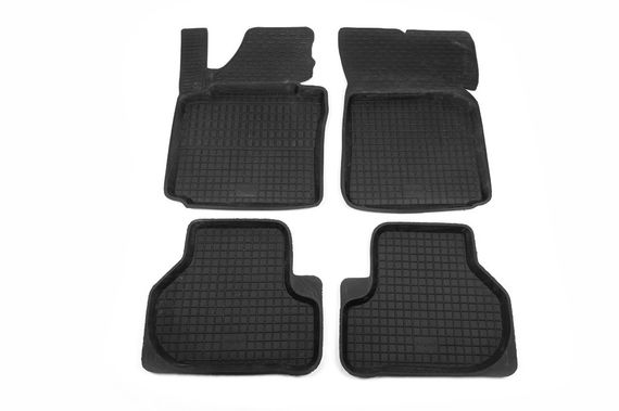 Гумові килимки з бортом (4 шт, Polytep) для Seat Leon 2005-2012 рр | Зображення 1