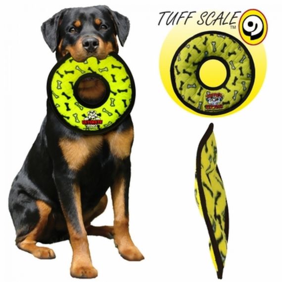 Игрушка для собак КОЛЬЦО прочное ULTIMATE RING TUFFY\'S RING желтый 28х28х5см | Зображення 1
