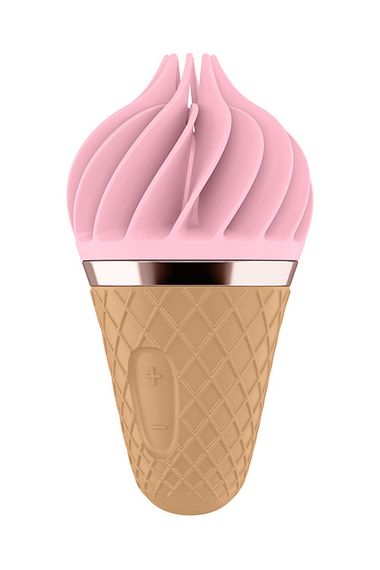 Вібростимулятор для клітора у вигляді Морозива Satisfyer Layons Sweet Temptation, рожевий Sex Aura | Зображення 2