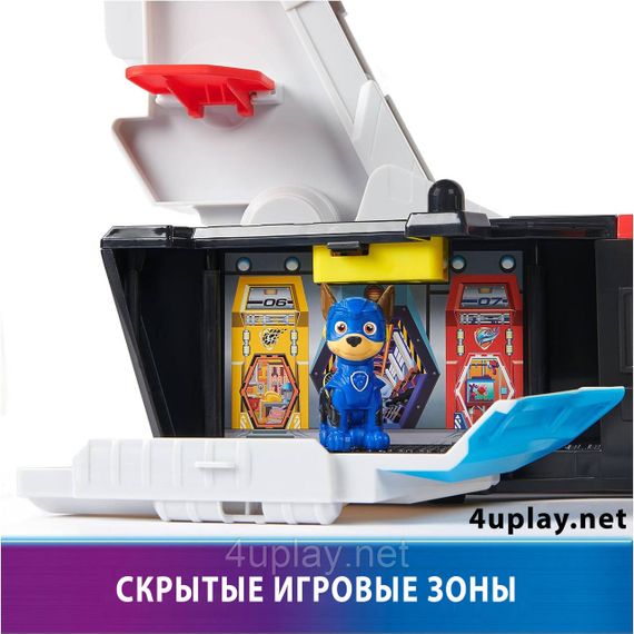Игровой набор Spin Master Paw Patrol Mighty Movie Aircraft Carrier Штаб-квартира авианосец Щенячий Патруль | Зображення 6