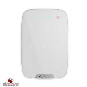 Беспроводная сенсорная клавиатура Ajax KeyPad white