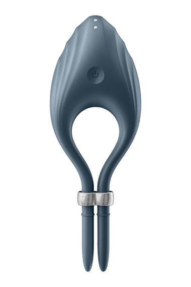 Эрекционное вибокольцо лассо Satisfyer Duelist Dark Blue, 10 режимов, мощный мотор | Зображення 2
