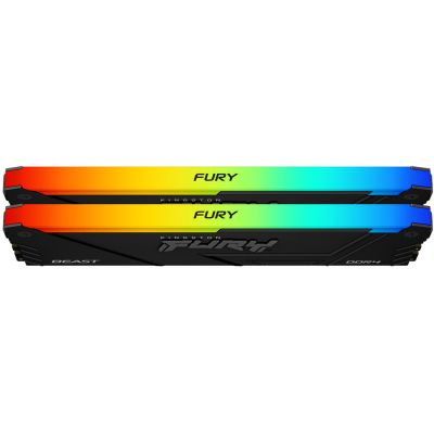 Модуль памяти для компьютера DDR4 64GB (2x32GB) 3600 MHz FURY Beast RGB Kingston Fury (ex.HyperX) (KF436C18BB2AK2/64) | Зображення 2