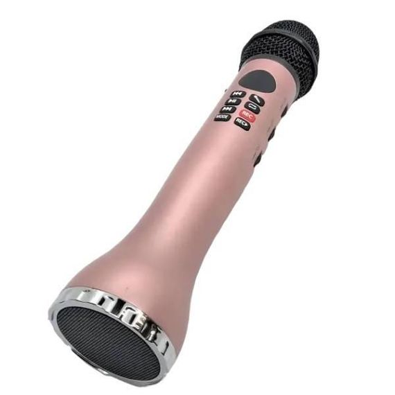 Бездротовий мікрофон для караоке L598 Рожевий