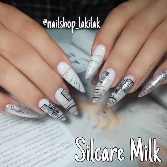 Гель для нарощення нігтів Польща LED Milk (холодний відтінок) 1кг | Зображення 6