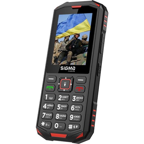 Мобільний телефон Sigma X-treme PA68 Black Red (4827798466520) | Зображення 2