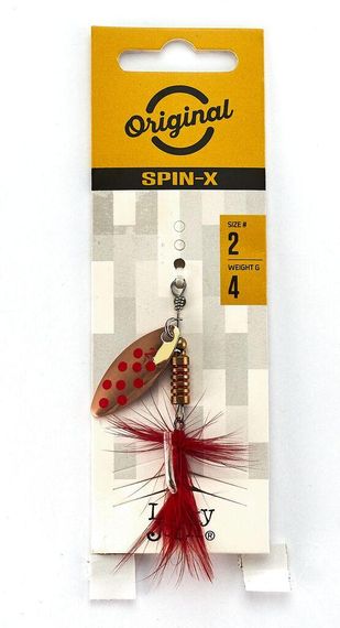 Блесна вращ. Lucky John Лаки Джон SPIN X LONG 02 4,0г CR | Зображення 1