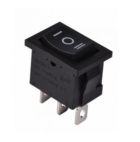 Перемикач KCD1-2-103 B/B 1 клавіша чорна перекидна Ny95500696