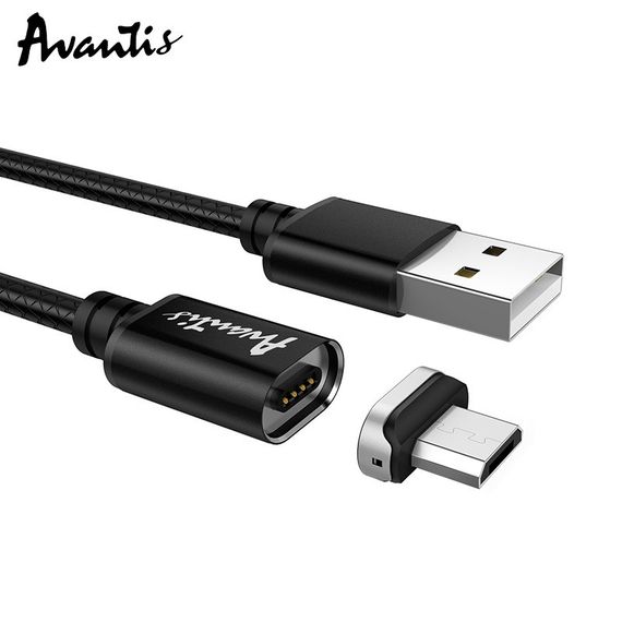 Кабель Avantis AC-95m MagJet USB – Micro- черный | Зображення 2
