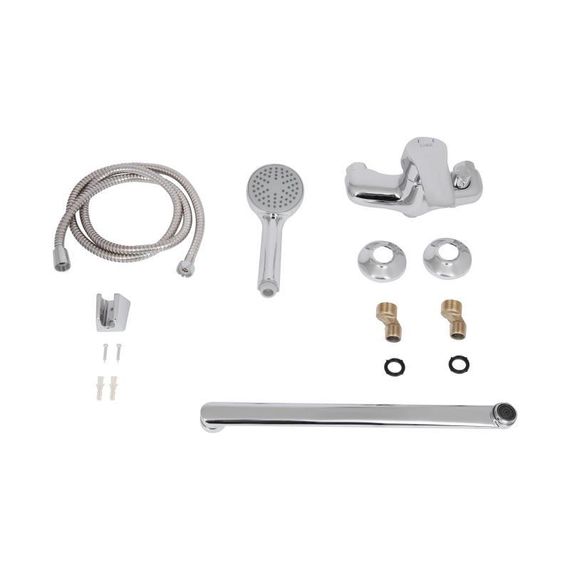 Смеситель для ванны Lidz Anny 0051 с поворотным изливом (c душевым гарнитуром) (k40) LD43790051CRM35128 Chrome | Зображення 7