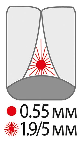 Міжзубні щітки paro® FLEXI-GRIP, x-тонкі, помаранчеві, конічні (Ø щітки 1.9/5 мм, ДОО* 0.9 мм), 1уп. х 30 шт. | Зображення 2