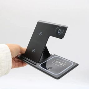 Бездротовий зарядний пристрій 3в1 Одночасна зарядка iPhone та Apple Watch XPRO Simple 2в1 (23457163201_686)