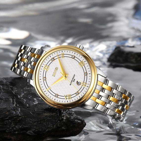 Skmei 9272TGDSI-S Gold/Silver-Silver Lady | Зображення 2