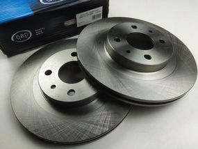 Диск гальмівний ВАЗ 2112 (14") QAP (05-555),пара (2112-3501070)