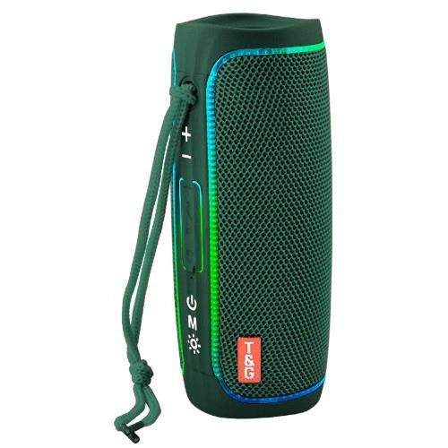 Портативна Bluetooth колонка з підсвічуванням LED TG288. KT-522 Колір: зелений | Зображення 7