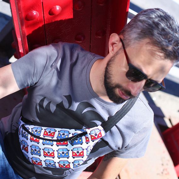 Сумка на пояс бананка Bumbag Volkswagen 27x16 см (BB_20J004_BL) | Зображення 1