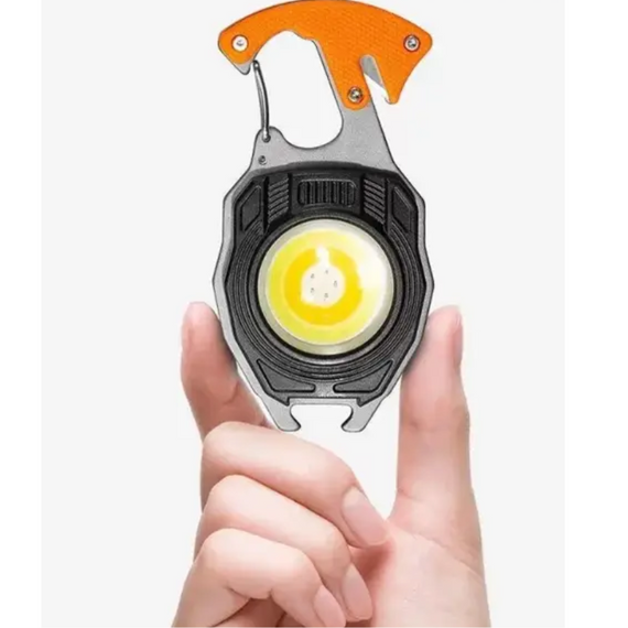 Ультрамалий мінісвітлодіодний ліхтарик брелок для ключів із карабіном 5147 мінісвітлодіодний ліхтарик брелок  знижка | Зображення 3
