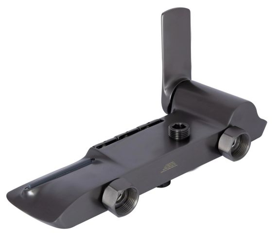 Душова система універсальна Qtap Slavonice Gunmetal Black PVD з виливом QTSLA111GMB45905 | Зображення 4