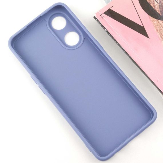 Силіконовий чохол Candy Full Camera для Oppo Reno 8 T 4G Блакитний / Mist blue | Зображення 2