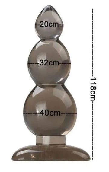 Анальна пробка XESE AP02-B sexstyle | Зображення 1