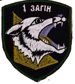 Шеврон 1 загін / чорний