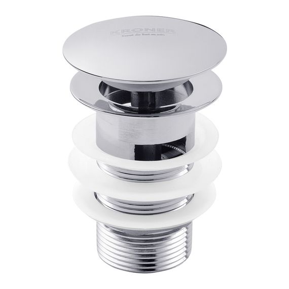 Донний клапан для раковин Kroner KRM - C962 1 1/4" з переливом (CV022944)