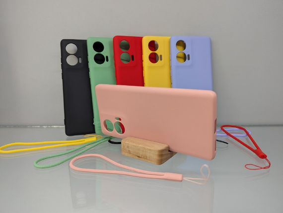 Motorola Edge 50 Fusion Протиударный чохол Софт Тач чохол рожевий