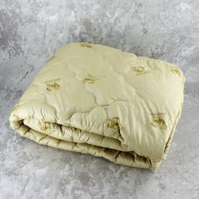 Ковдра закрита овеча вовна (Мікрофібра) PURE WOOL Двоспальна 175х210 55084