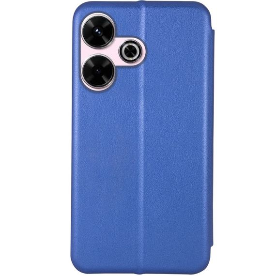 Кожаный чехол-книжка Classy для Xiaomi Redmi 13 4G / Poco M6 4G Синий | Зображення 1