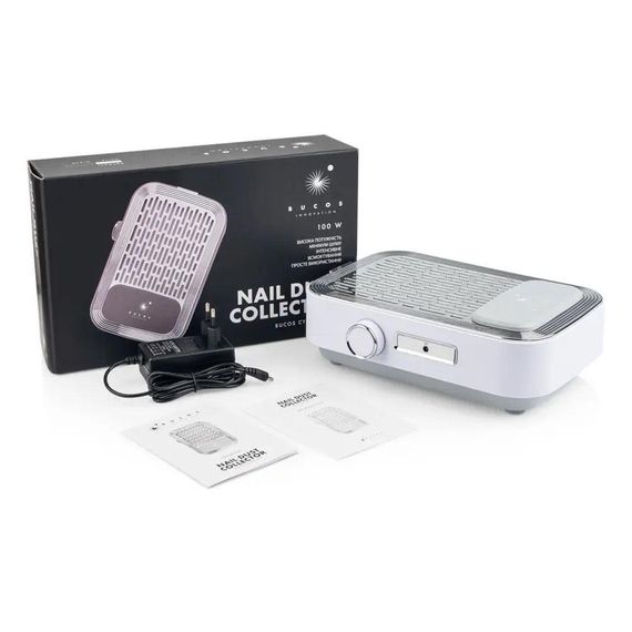 Витяжка для манікюру з НЕРА фільтром, 100W, BUCOS CYCLONE V3-B / Акумуляторна манікюрна витяжка | Зображення 6