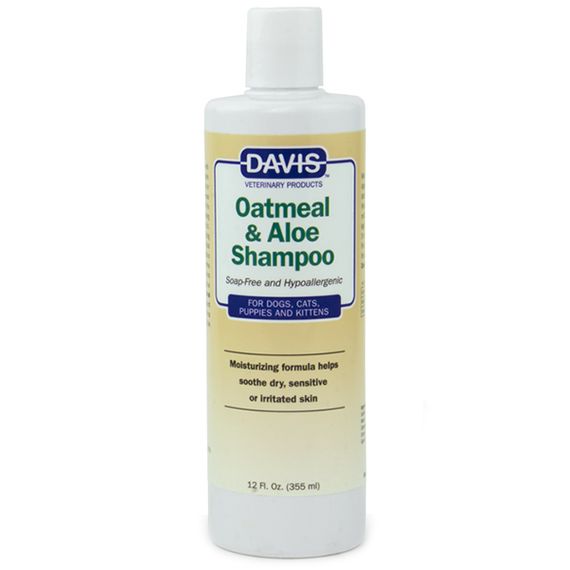 Шампунь гіпоалергенний для собак і котів Davis Oatmeal & Aloe 355 мл