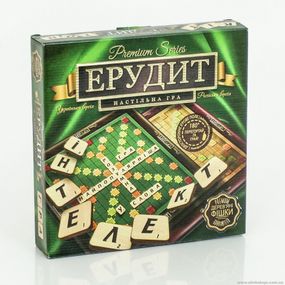 Гра настільна Ерудит ВЕЛ PREMIUM G-ER-U-01 українською мовою