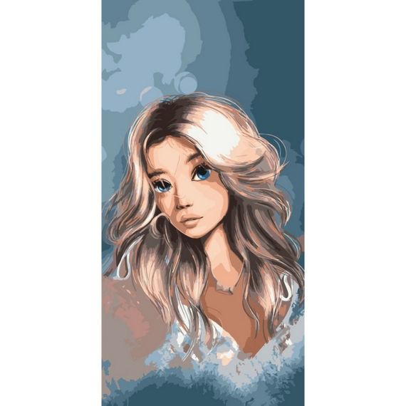 Картина за номерами "Досконала" ©DESHKO.NATASHA 10126-AC 40x80 см