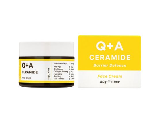 Защитный крем для лица с керамидами Q+A Ceramide Barrier Defence Face Cream (50 g) | Зображення 1